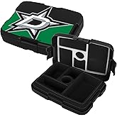FOCO NHL Unisex-Adult Officially Licensed 2-Tone Big Logo Team Color Hockey Leak Proof 5 Compartment Bento Lunch Box - Dallas Stars