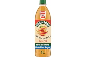Robinsons Fruit & Barley Peach Squash, 1 l (Pack of 1)