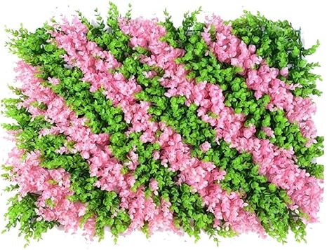 Amazon Xiaolin 人工的な生垣植物パネル緑フェンス庭プライバシースクリーン家の結婚式の装飾壁 Color 09 造花 オンライン通販