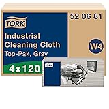 Tork Industrial Cleaning Cloth Gray W4, Flexible