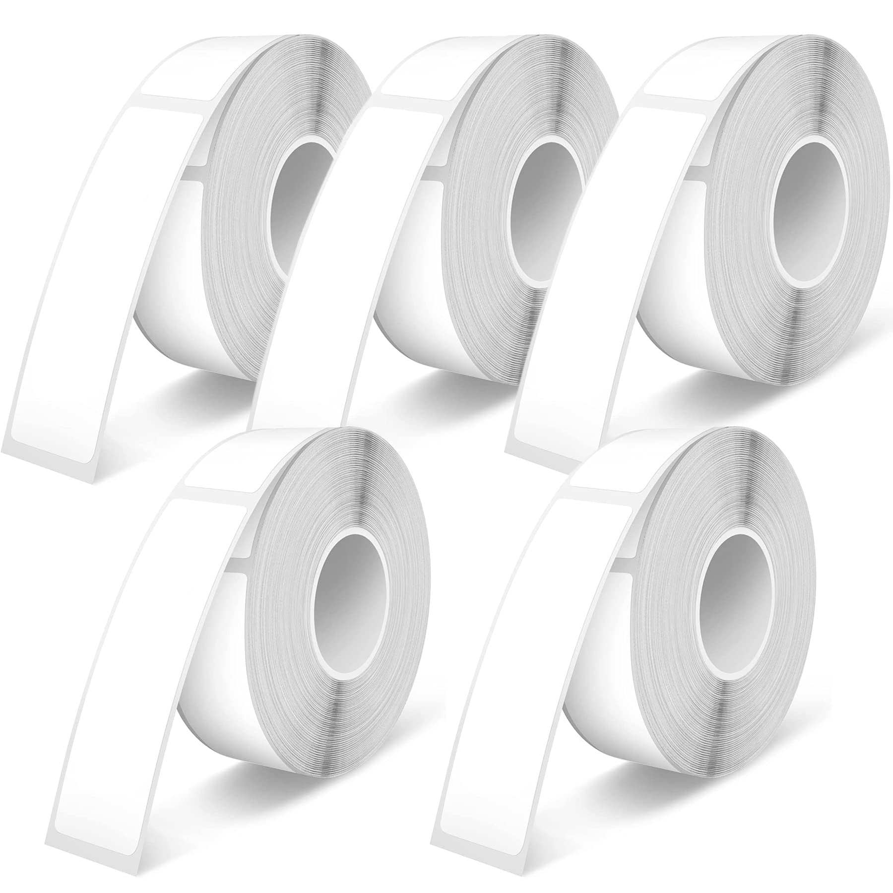 Photo 1 of *** 5 ROLLS*** D30 Labels 1150 PCS Label Tape Compatible with Phomemo D30 Label Maker, 12x30 mm, Waterproof Adhesive Labeling Tape Print Paper, 5 Rolls