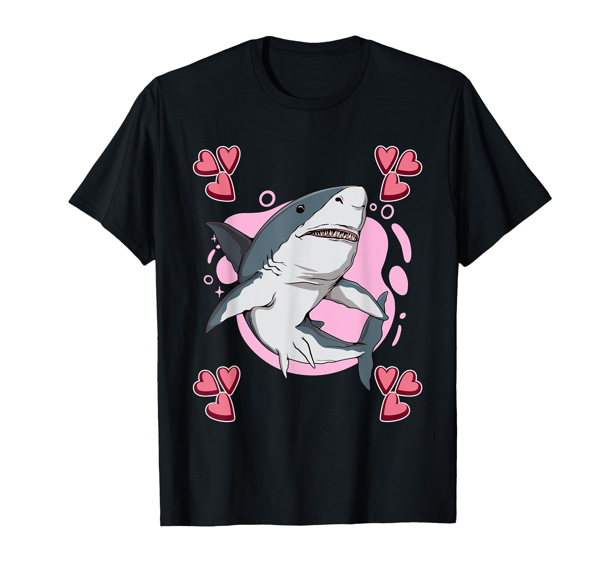 Shark Heart Design Shark Stuff Sharks T-Shirt