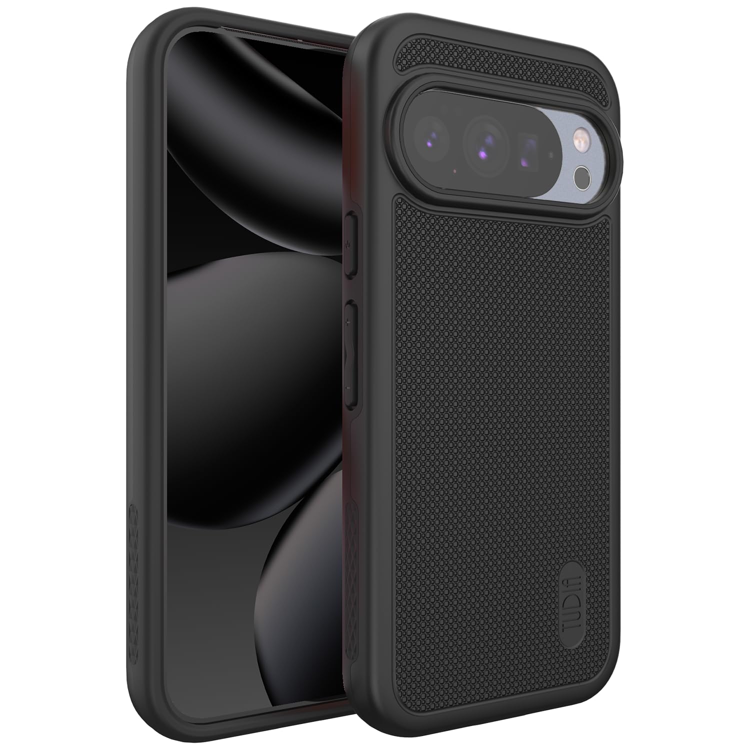 Photo 1 of TUDIA MergeGrip Case for Google Pixel 10 / Pixel 10 Pro Cases 2025 – [Military Grade Drop Tested] Dual Layer Rugged Slim Shockproof Heavy Duty Protective Phone Cover - Black