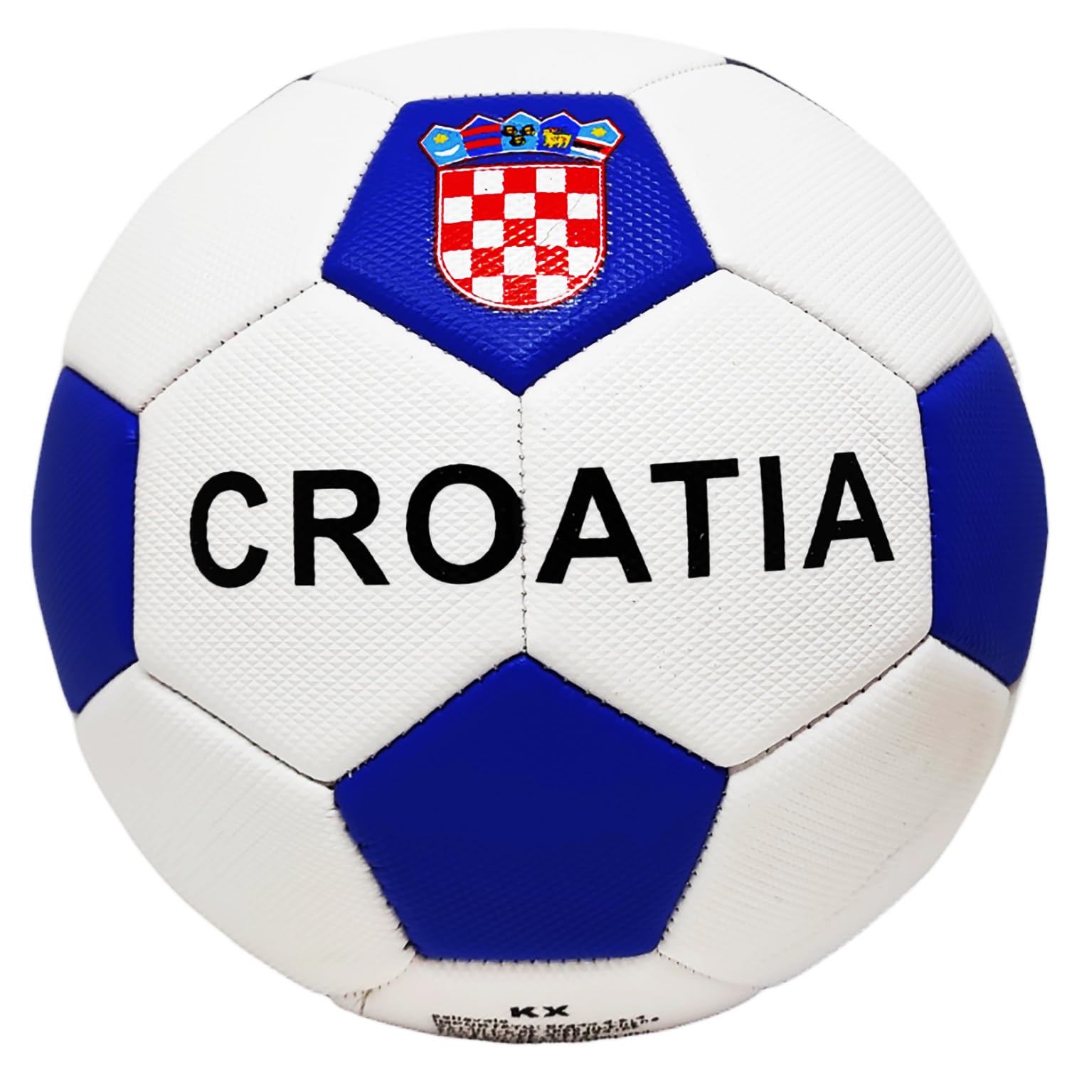 Cucuba Football for Training or Match Size 5 Croatia Croatia (White/Blue)