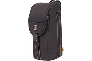 Ape Case ACPROLC16 Professional Medium Lens Case, Black/Yellow