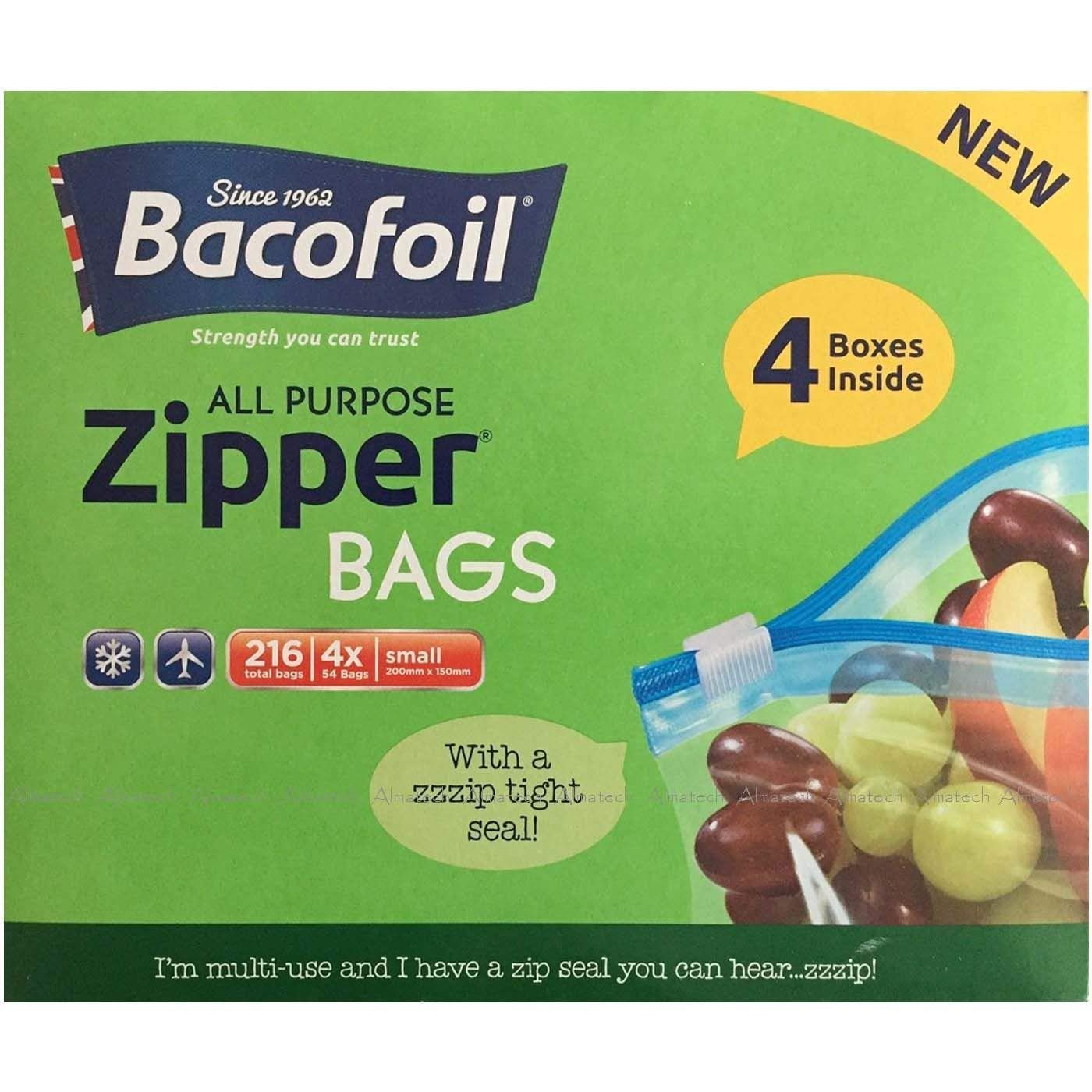 Bacofoil Zipper Bags Pack of 216 Amazon.co.uk Kitchen & Home