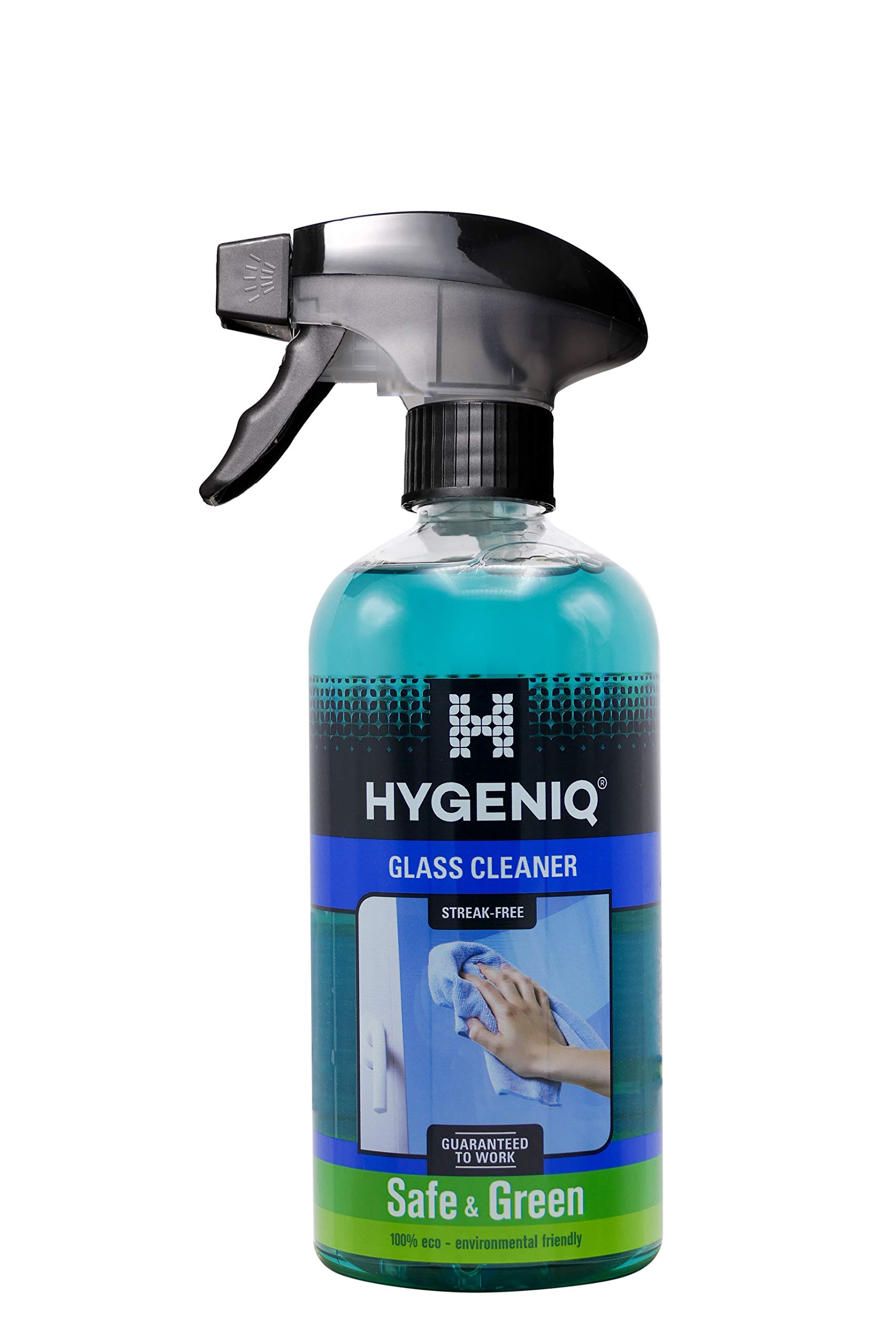 HygeniQ Safe & Green Ecological Glass Cleaner | 100% Effective | 100% Eco | 100% Safe