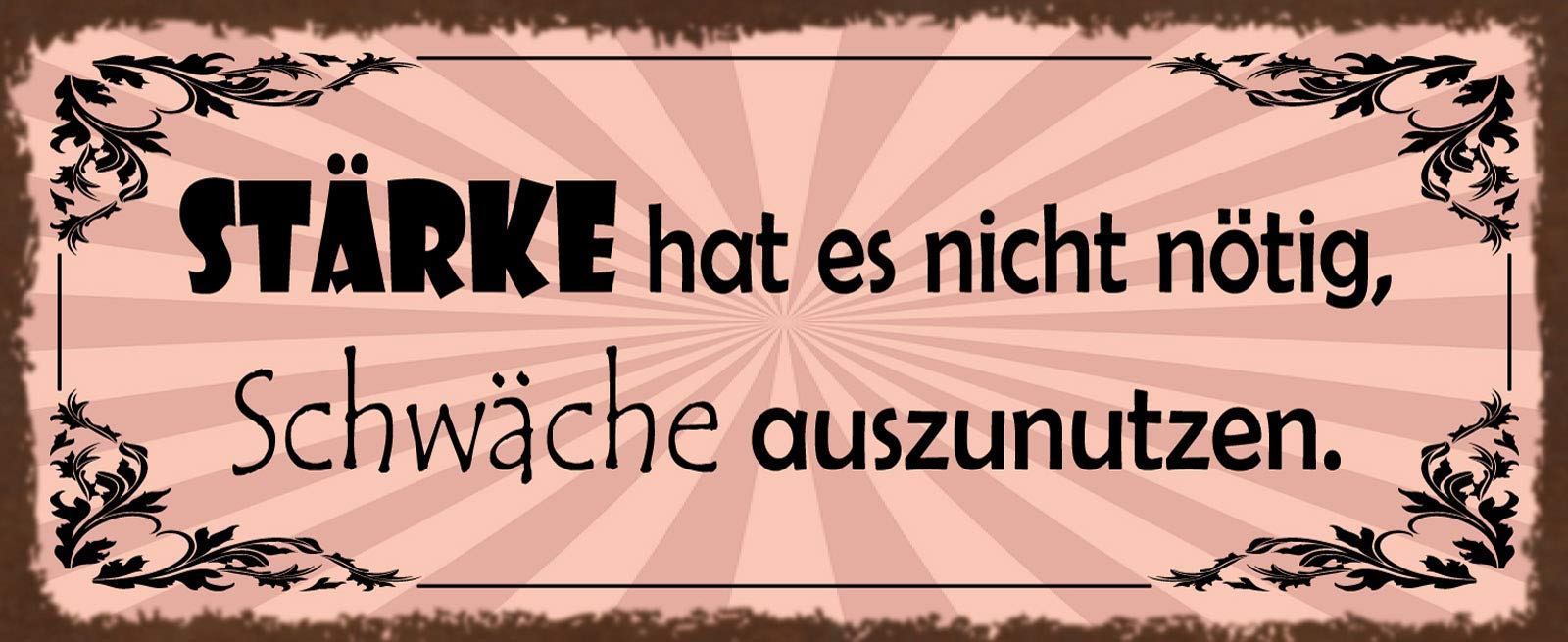 Schatzmix Tin-Plate Sign, Sheet metal, Multicoloured, 20x30 cm