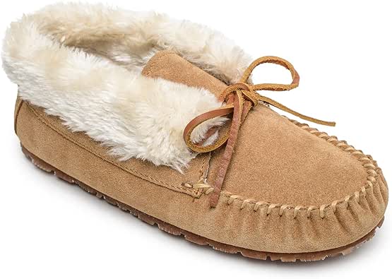 womens leather bootie slippers