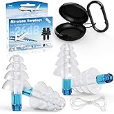 Ear Plugs for Airplane Pressure Relief, 2 Pairs Adults Silicone Reusable Airplane Earplugs 26dB, with Silicone Connector Cord
