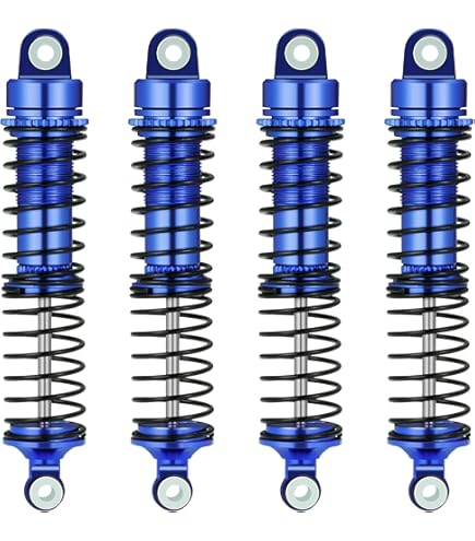 2 Ammortizzatori Traxxas 7660 Completi (Riempiti) Per Teton LaTrax 1:18 - Ricambio Originale