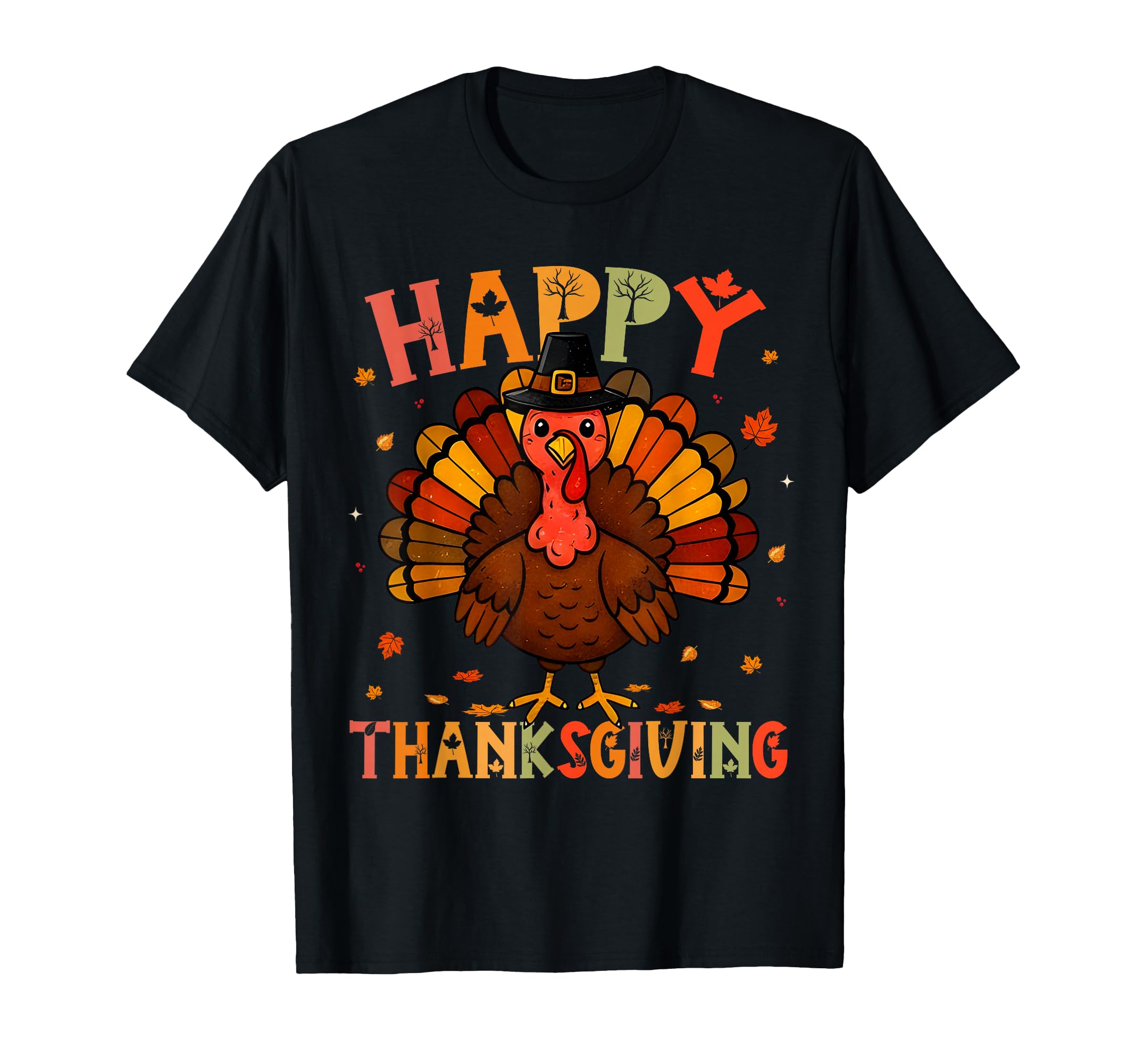 View 1 of * blue*
Happy Thanksgiving Funny Turkey Day Family Dinner T-Shirt size large