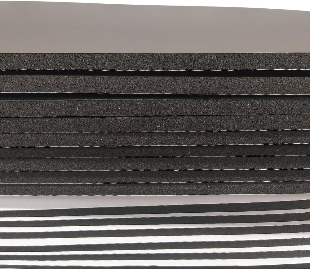 Panana Car Van Sound Proofing Deadening Vehicle Insulation Closed Cell Foam Sheets with Adhesive Backing 50x30cm,12 Sheets - Image 5