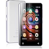 160GB MP3 Player with Bluetooth and WiFi, innioasis MP3 MP4 Player for Kids with Spotify, Amazon Music, Audible, Libby, 4.0" Touch Screen Android Music Player with Speaker, Up to 1TB（Purple）