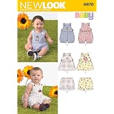 New Look N6970 Baby Romper, Dress &amp; Panties Sewing Pattern, Sizes NB-L