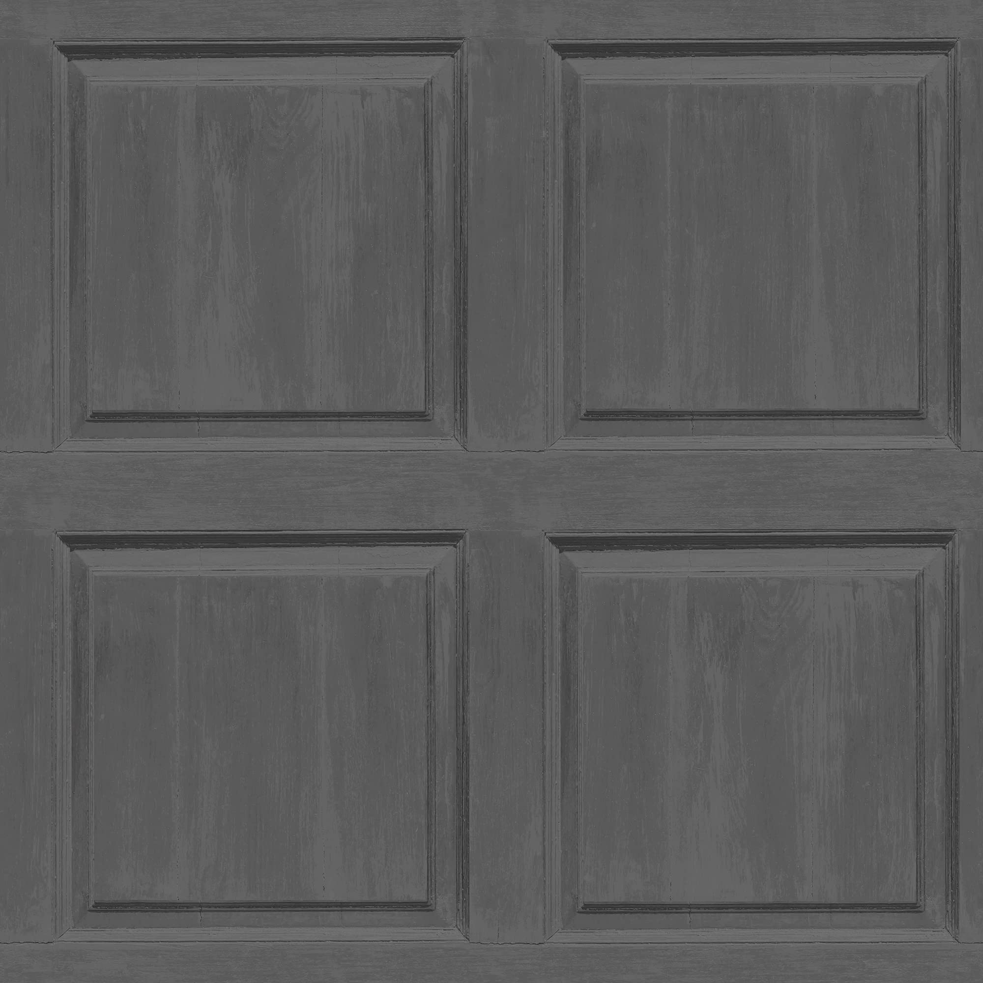 Arthouse Charcoal Grey Washed Panel Wallpaper - Faux Paneling Effect - Visible Wood Grain Effect - Easy to Install - Paste The Paper - Feature Wall or Full Room Very On-Trend - 909600