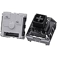 Kailh Box Mechanical Switches for MX Mechanical Gaming Keyboard | 60g Force | Linear | Plate Mounted | SMD 3 Pin RGB Switches for Backlit Keyboard | (65 PCS, Black)