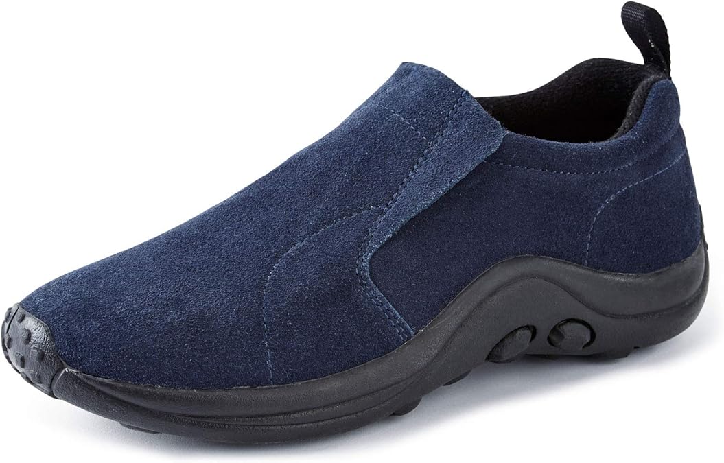 Cotton Traders Women's Comfort Fit Suede SlipOns Colour Ink Size 9