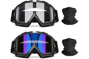 OXG Dirt Bike ATV Motorcycle Goggles, Motorcycle Glasses for Men Motocross Riding Protective Eyewear Ski Goggles
