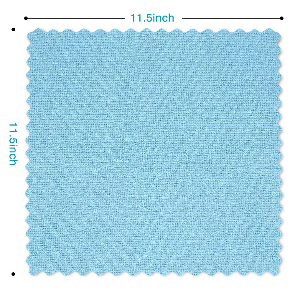 Orighty Microfiber Cleaning Cloth, 24 Pack Highly Absorbent Cleaning Rags, Household Cleaning Supplies, Reusable Lint Free Cloths Microfiber Rag for House, Kitchen, Car Care, 11.5 x11.5 inch