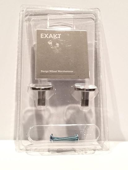 Ikea Exakt Brushed Stainless Drawer Cabinet Knobs Pulls Mikael