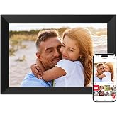 Frameo 10.1 Inch WiFi Digital Picture Frame, Digital Photo Frame with 1280x800 HD IPS Touch Screen, Auto-Rotate, Wall Mountable, Easy Setup to Share Moments Instantly via Frameo App, Gifts for Mom