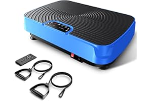 YGZ 2025 Upgrade Vibration Plate Exercise Machine for Lymphatic Drainage,400Lbs Capacity Full-Body Workout Platform Vibrating Plate Pilates Equipment,Home Workout Equipment for Fitness Weight Loss