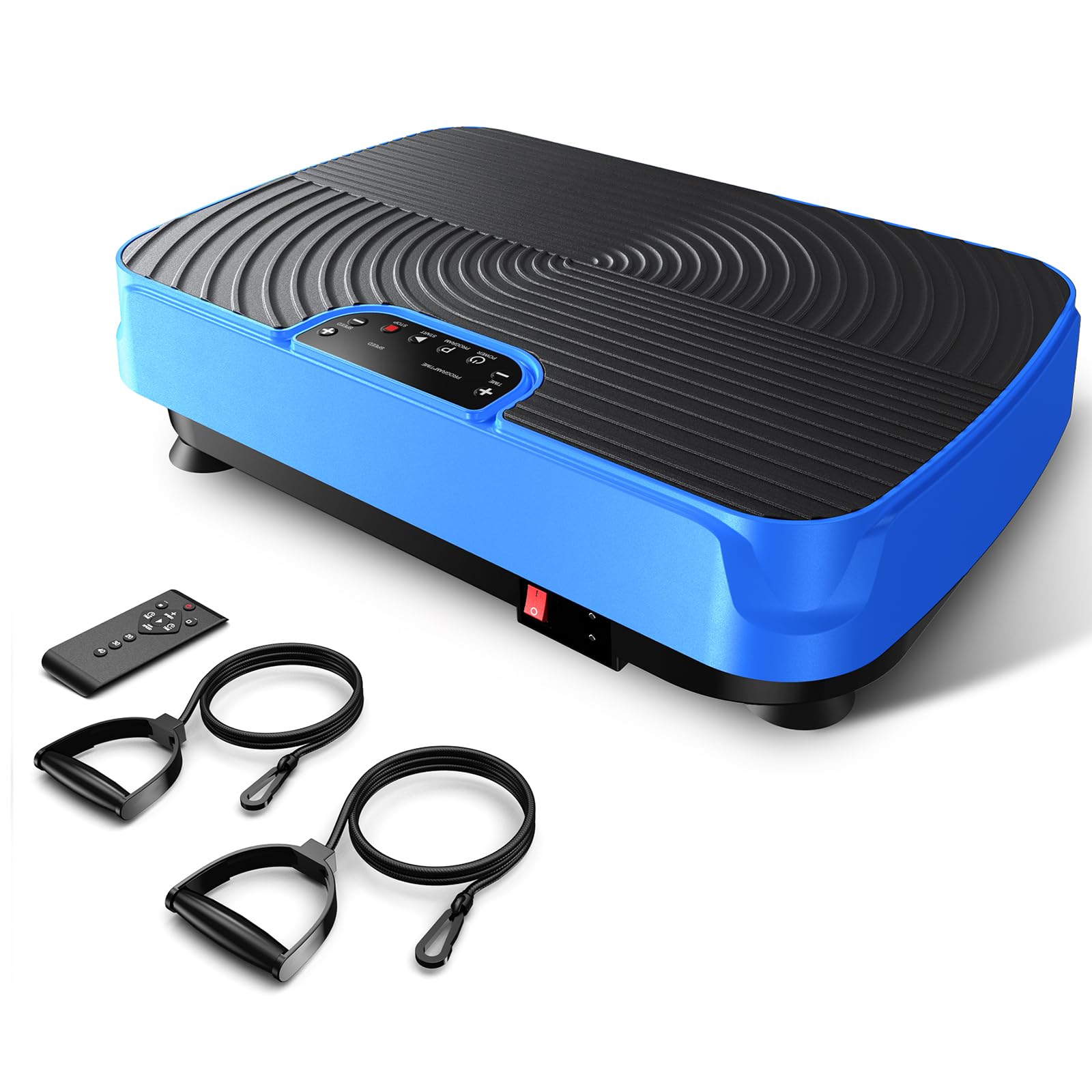 Photo 1 of 2025 Upgrade Vibration Plate Exercise Machine for Lymphatic Drainage,400Lbs Capacity Full-Body Workout Platform Vibrating Plate Pilates Equipment,Home Workout Equipment for Fitness Weight Loss-Blue