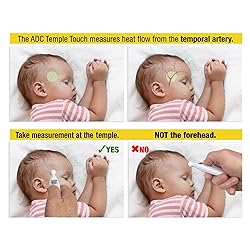 Adtemp 427 Temporal Contact Thermometer LCD Display