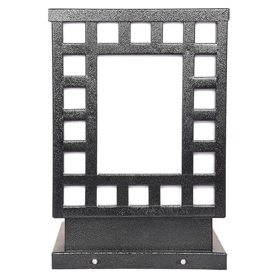 Chauhan Brother Electric Black Metal Pillar Light