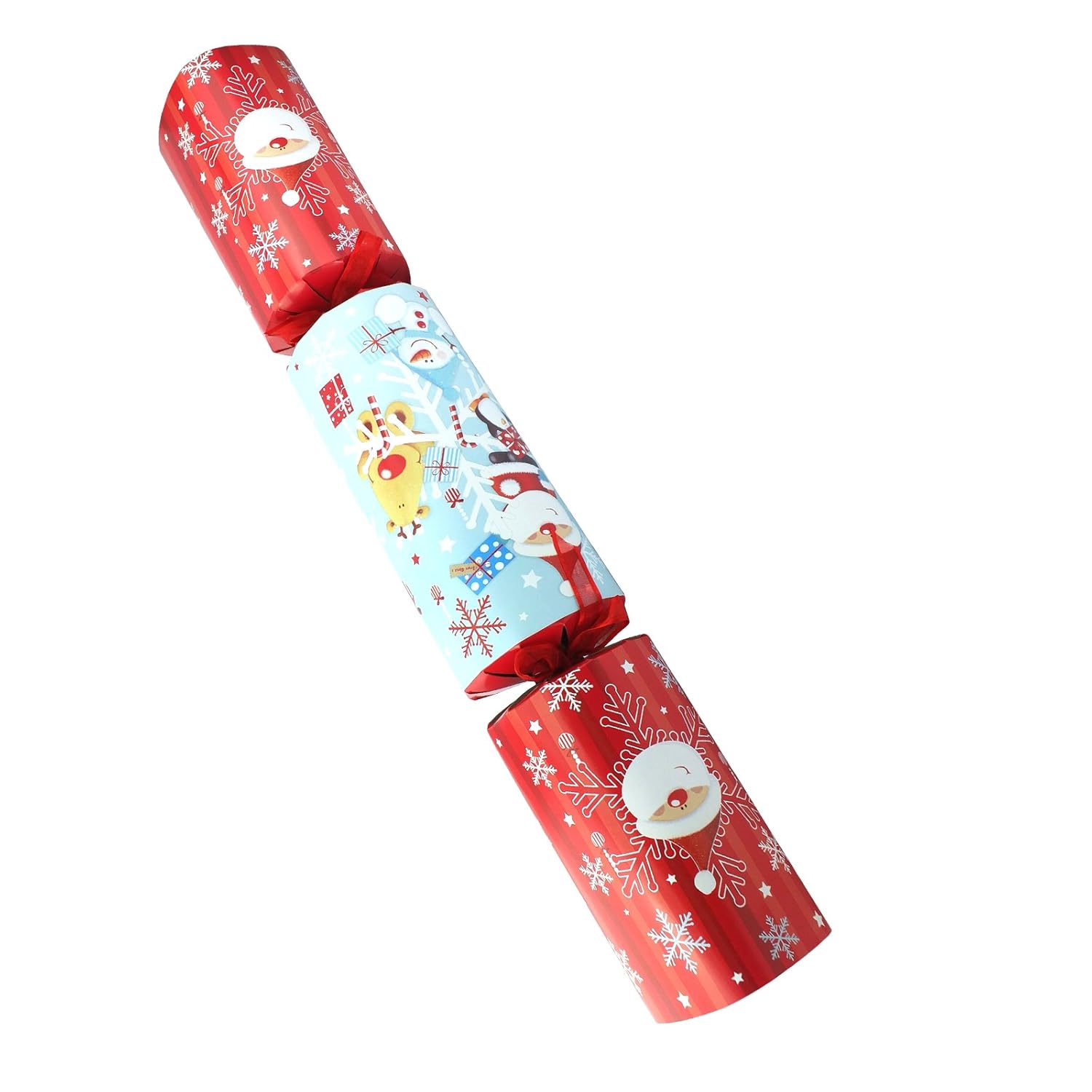 Giant Christmas Cracker With Novelty Gifts, Hats, Party Blowers, Mottos and Snaps Brand New