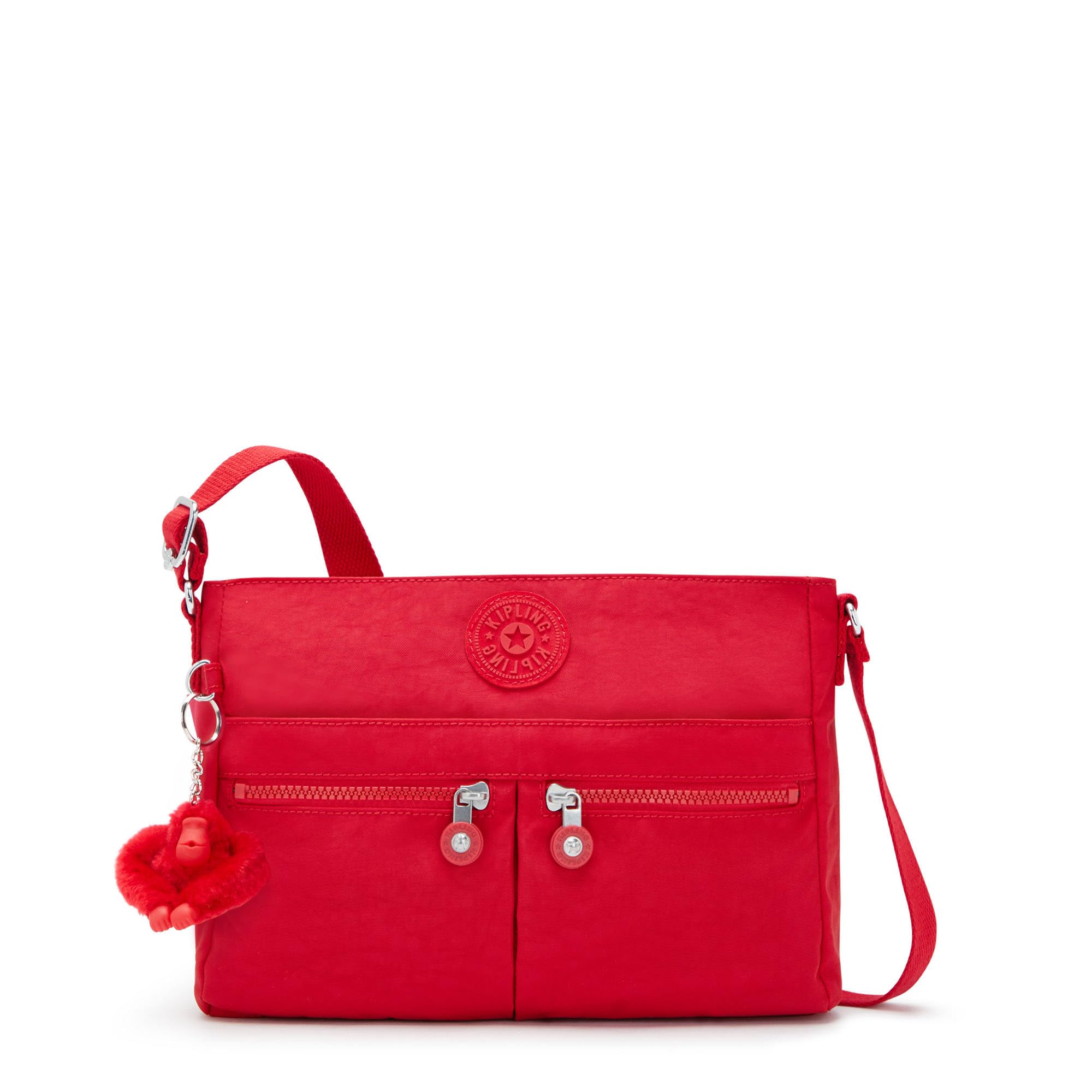 Kipling Women’s New Angie Crossbody Handbag, Lightweight Crossbody Bag, Nylon Travel Bag