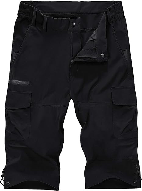 Amazon Kefitevd ショートパンツ メンズ 7分丈パンツ 速乾 トレッキングパンツ 撥水 ハーフパンツ アウトドア 釣りズボン 登山用 夏 ショートパンツ 通販