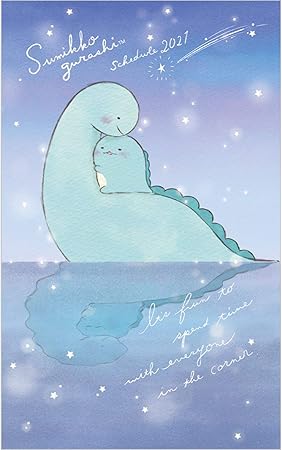 Amazon サンエックス すみっコぐらし 手帳 21年 細長 マンスリー ウィークリー Me 年 10月始まり 手帳 文房具 オフィス用品