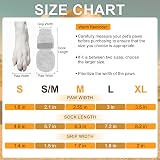 BEAUTYZOO Dog Socks Anti-Slip Paw Protectors 3 Pairs Medium view 2