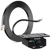 Universal Bass Control Knob, Bass Volume Knob with Extension Cable for Car Amplifier