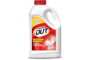 Iron OUT Rust Stain Remover Powder, Remove Rust Stains In Bathrooms, Kitchens, Appliances, Laundry, And Outdoors, 4.75 Pound 