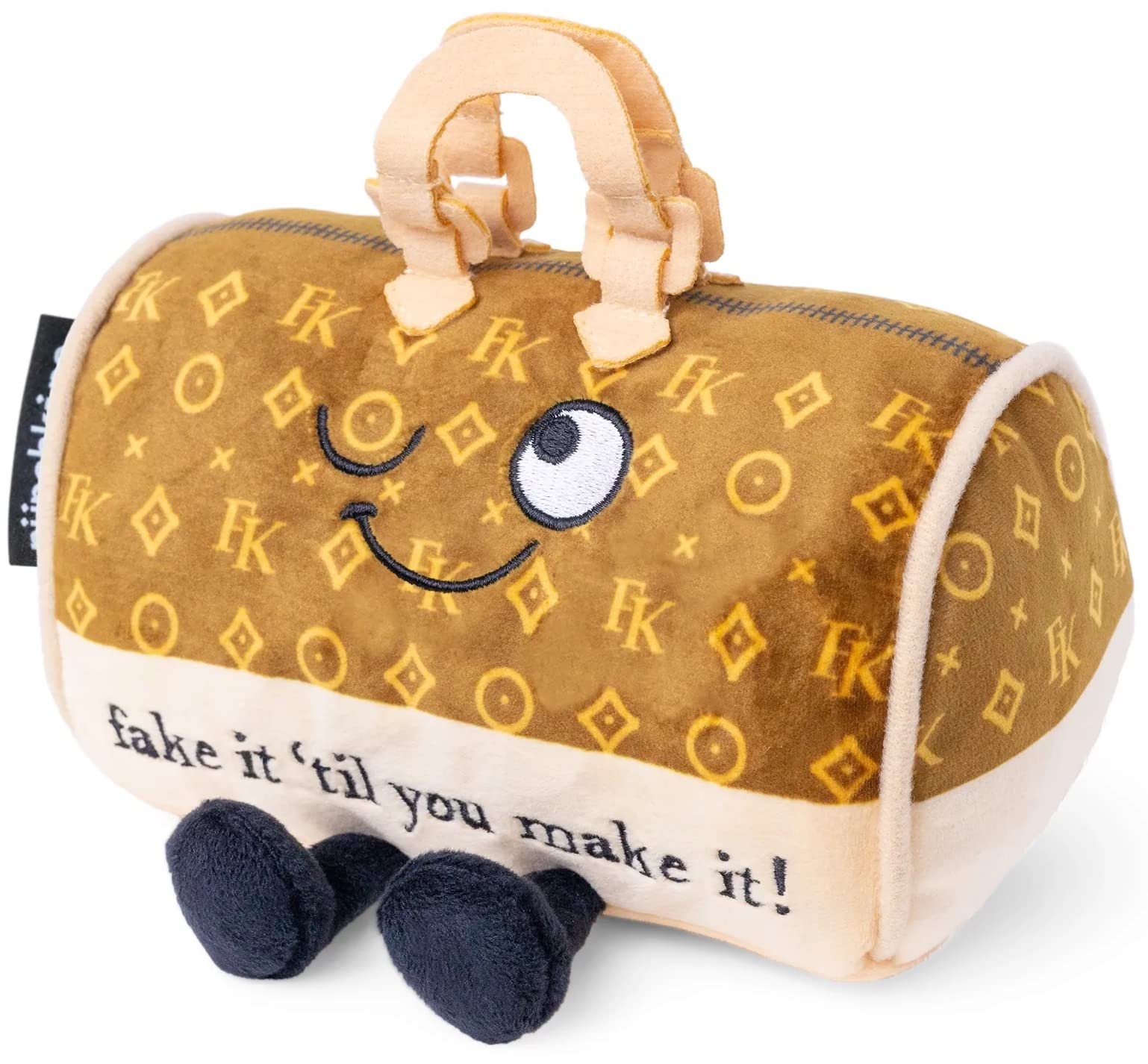 Punchkins Fake It 'Til You Make It! Adult Designer Handbag Theme Plushie