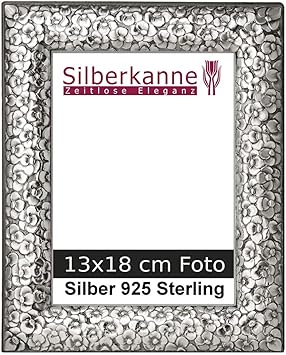 Brillibrum Design Bilderrahmen 13x18 Versilbert Fotorahmen Silber