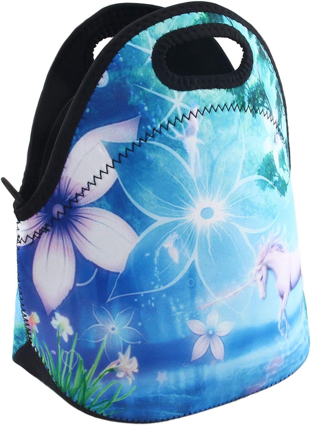 Lunch Bags Insulated for Women Men Adult Neoprene Cute Tote Waterproof Thermal Reusable Durable Boxes for Work Office Picnic Travel Mom Bag