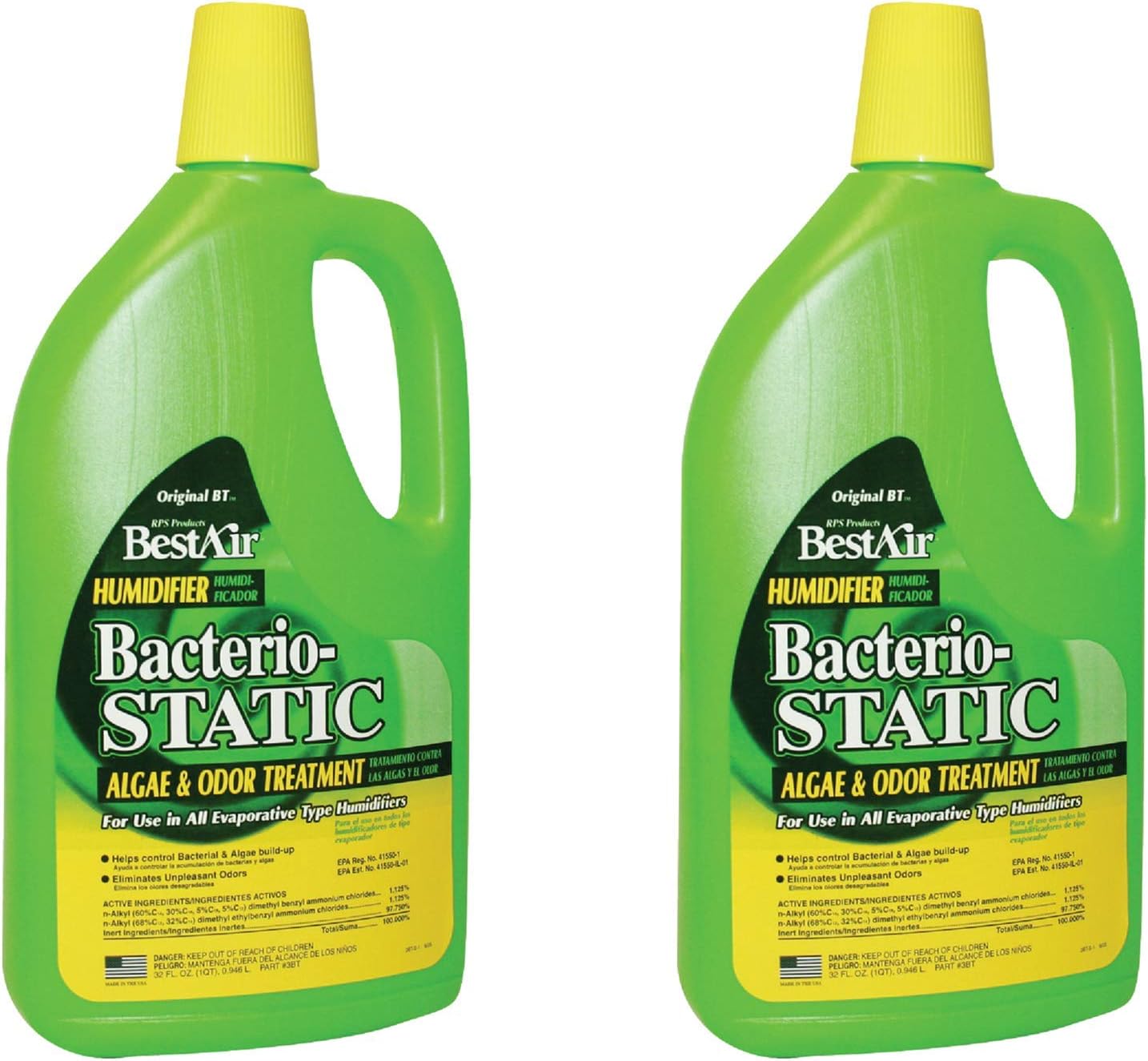 BestAir 3BT, Original BT Humidifier Bacteriostatic Water Treatment, 32 oz (2 Pack) …: Home & Kitchen