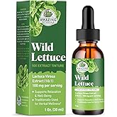 Amazing Botanicals Wild Lettuce 10X Extract Tincture 30,000 mg (1 Fl Oz (Pack of 1))