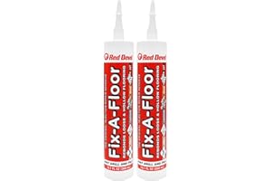 Original Fix-A-Floor Loose Tile Repair Adhesive for All Tile, Ceramic, Marble, Stone & Wood. Custom Tip for All Grout Sizes 10.1 oz-Pack of 2 *for Best Results Use The Proven Power of a Caulk Gun*