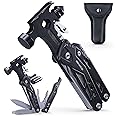 RAXCO Hammer Multitool,17-in-1 Multi-Tools Mini Hammer, Father Day Husband Boyfriend Multitool Gift for Men(6.41×2.83×1inch)