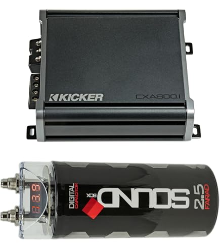 Amazon.com: Kicker 46CXA8001 800W CX Series Mono Class D Subwoofer