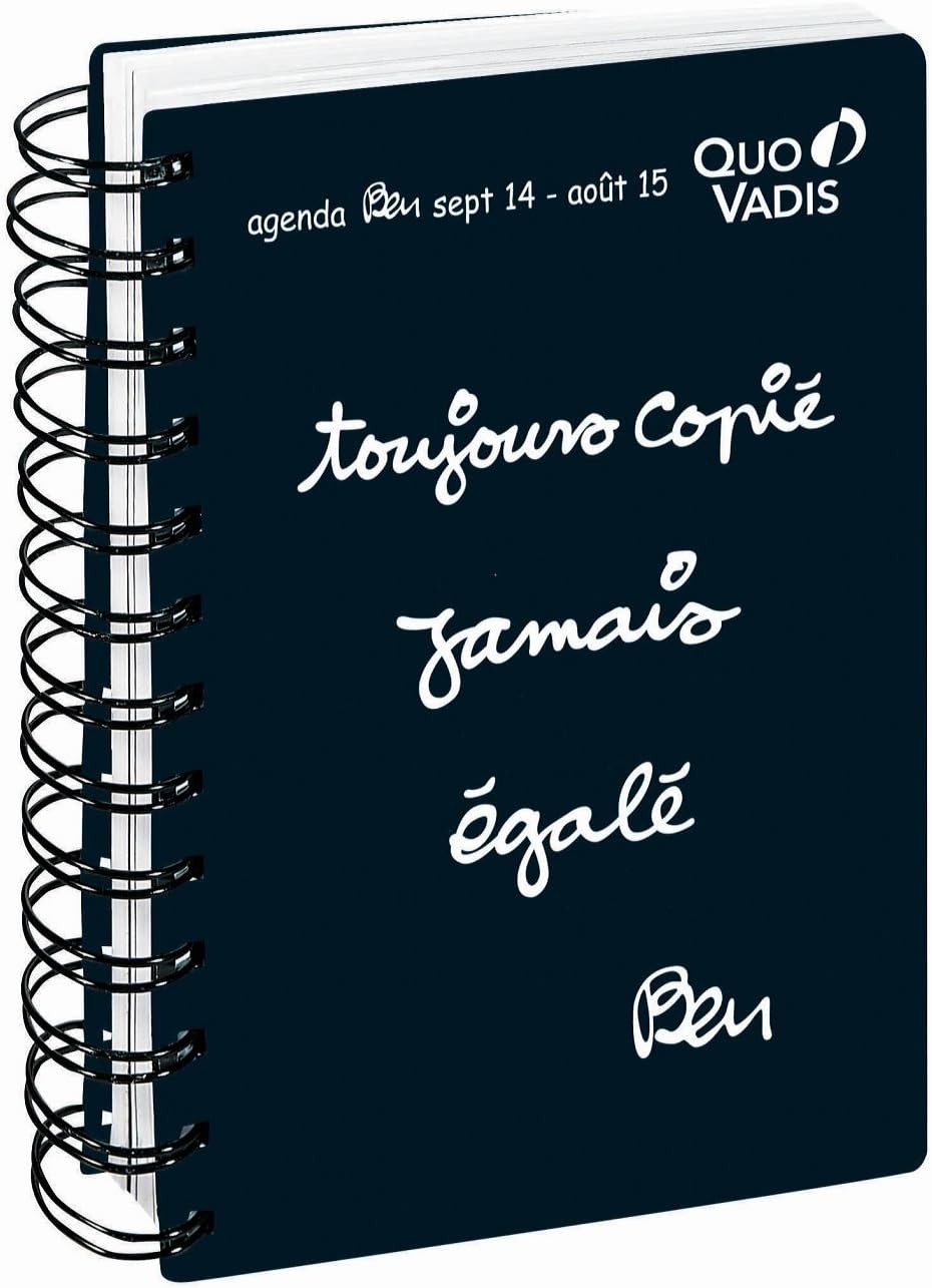 Quo Vadis Ben Agenda Scolaire Journalier Toujours Copie Jamais Egale Amazon Fr Fournitures De Bureau