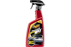 Meguiar's A1624 Quik Wax - Easy-to-Use Spray Wax for Gloss, Shine & Protection - Wet or Dry Use, 24 Oz.