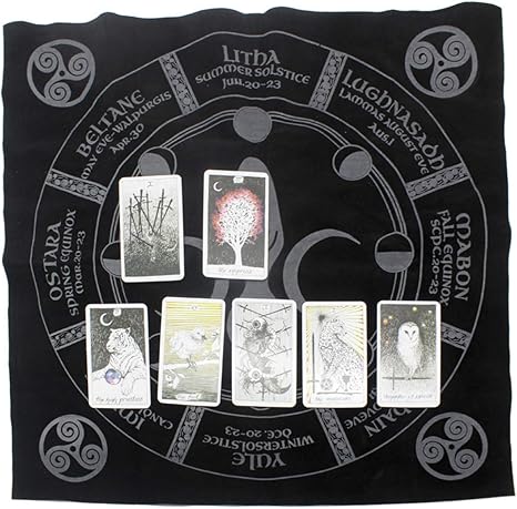 Amazon Exitora タロットクロス タロットカード タロット占い ベルベット 布 占い 大判 49x49cm 紺c カードゲーム トランプ おもちゃ