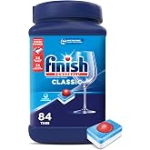 Finish Powerball Dishwasher Pods, Wrapper Free Dish Detergent, 84ct | Unscented Dishwasher Detergent Dish Soap, Dishwasher Tabs With Everyday Clean &amp; Shine, Powerful Dishwashing Tablets