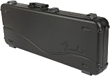 Fender Deluxe Electric Guitar Molded Case Stratocaster Telecaster Black view 3